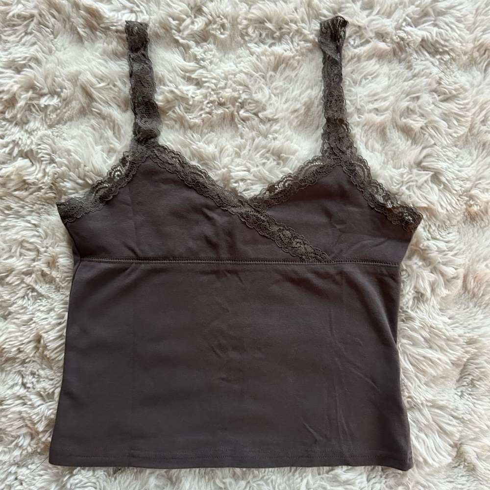 EDIKTED Lace Trim Cami Top